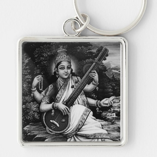 Schlüsselring-Saraswati Schlüsselanhänger (Vorne)