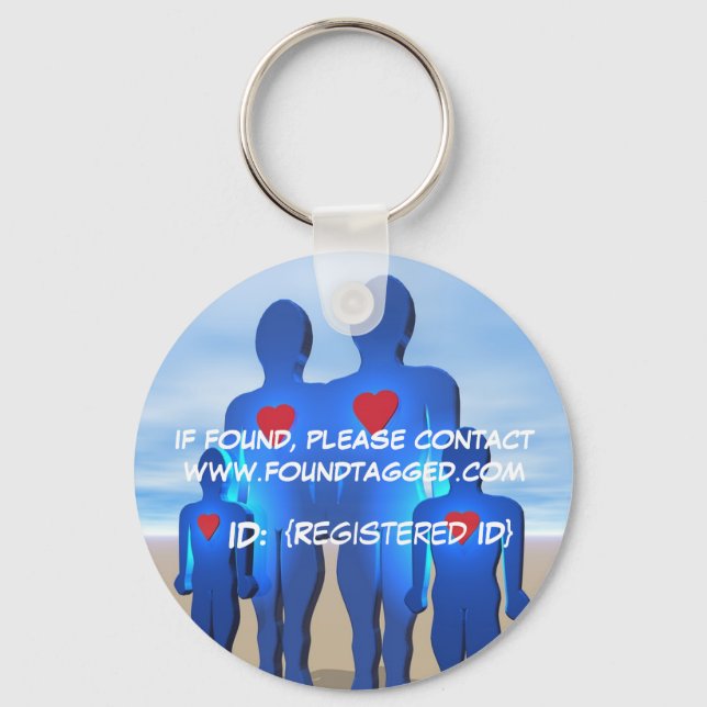 Schlüsselsichere Produktkette Schlüsselanhänger (Vorderseite)