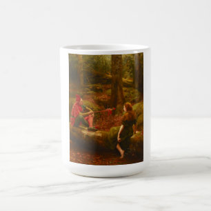 Schlüsselstein und Audrey (Im Wald von Arden) Kaffeetasse