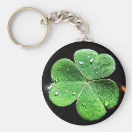 Schlüsseltropfen Kleeblatt Schlüsselanhänger