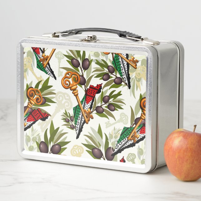 Schlüsselzeichen des Rückkehrrechts Palästinas Metall Brotdose (Beispiel)