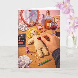 Schlussmachen ist schwer Unapologetische Illustrat Karte