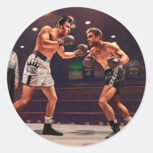 Schlussrunde Runder Aufkleber