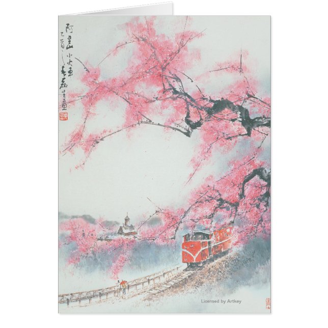 Schmal-mit der Eisenbahn beförderter Zug an Mt. (Vorne)