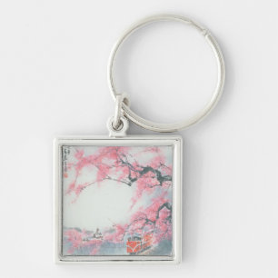 Schmal-mit der Eisenbahn beförderter Zug an Mt. Schlüsselanhänger