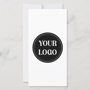 Schmal, modern, poliert und anpassbar dankeskarte