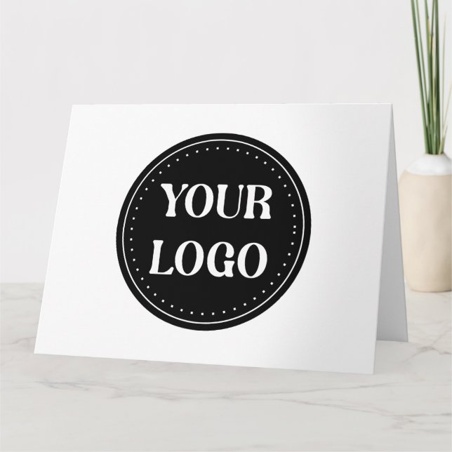 Schmal, modern, poliert und anpassbar karte (Vorderseite)