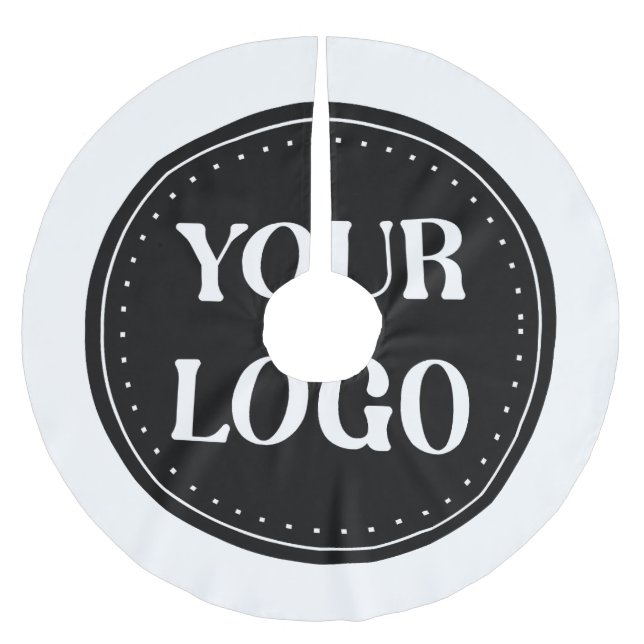 Schmal, modern, poliert und anpassbar polyester weihnachtsbaumdecke (Vorderseite)