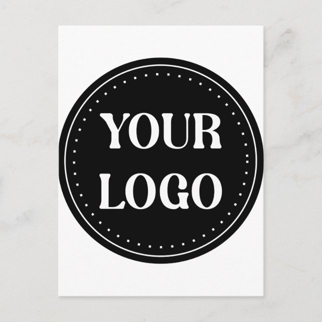 Schmal, modern, poliert und anpassbar postkarte (Vorderseite)