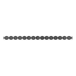 Schmal, modern, poliert und anpassbar satinband