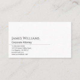 Schmal und modern schwarz und weiß visitenkarte