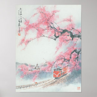 Schmalbahnzug am Ali Poster