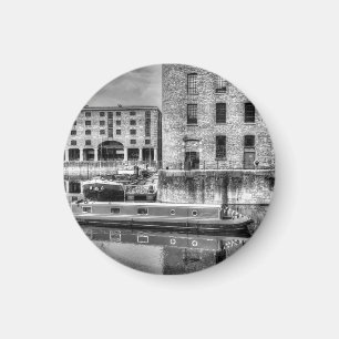 Schmalboot Albert Dock Magnet