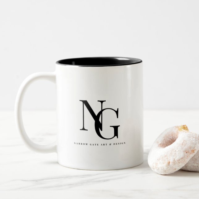 Schmale Gate Art & Design Logocoffee Tasse (Mit Donut)