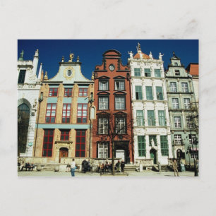 Schmale Häuser Postkarte