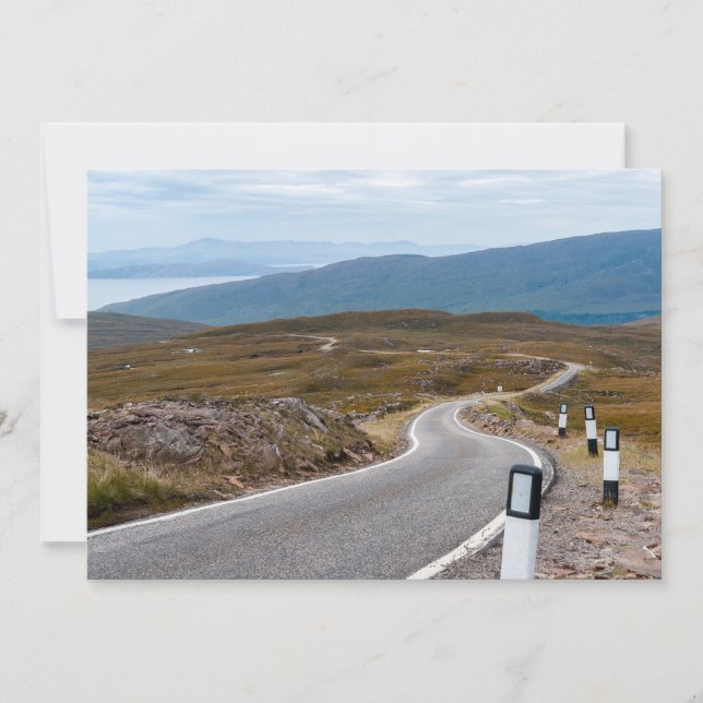 Schmale Single Western Highlands Einladung (Vorderseite)