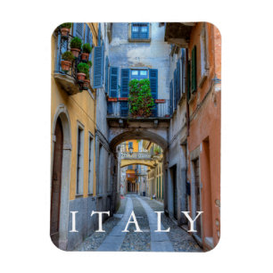 Schmale Stadtstraße, Italien Magnet