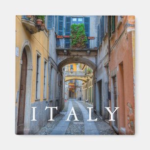 Schmale Stadtstraße, Italien Magnet