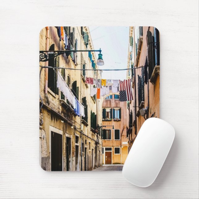 Schmale Straße in Venedig Mousepad (Mit Mouse)