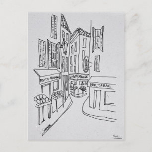 Schmale Straßen des alten Nizza Nizza, Frankreic Postkarte
