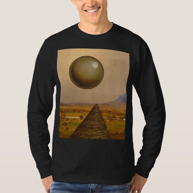 Schmale Wiedersehen-Shirt (großes Langschläfenlogo T-Shirt (Vorderseite)