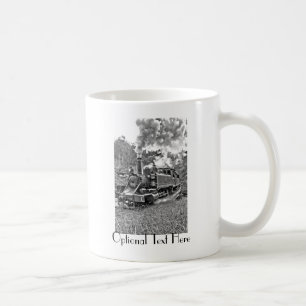 Schmaler Gage Steam Train Puffing Motor Kaffeetasse