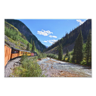 Schmalspurbahn zurück nach Durango Fotodruck