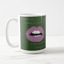Schmalzige Zeilen für Valentinstag Kaffeetasse