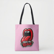 👅🔥 Schmeck den Rebellen – Feste Grafik-Tasche 👜
