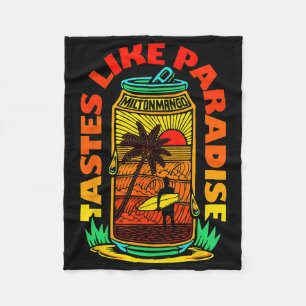 Schmeckt wie Paradise Milton Mango Surfing Sunset  Fleecedecke