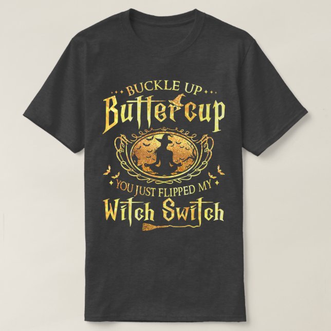 Schmeißen Sie die Buttertasse hoch, die Sie gerade T-Shirt (Design vorne)