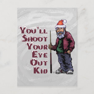 Schmeißen Sie Ihr Auge aus Postkarte