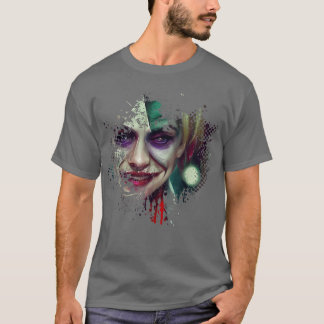 Schmelzen Clown Beängstigender Horror Make-up erns T-Shirt