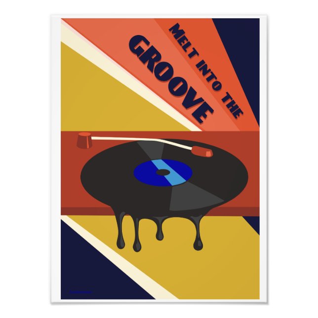 Schmelzen in das Groove Poster (Vorne)