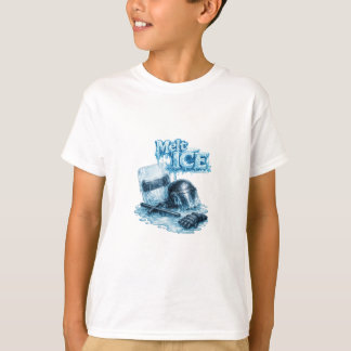 Schmelzen Sie ICE Politische Protestillustration T-Shirt