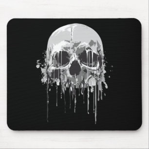 Schmelzen Skeleton Drillen Beängstigende Schädelha Mousepad