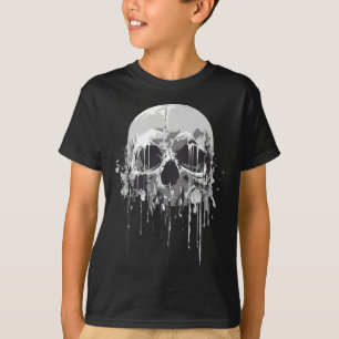 Schmelzen Skeleton Drillen Beängstigende Schädelha T-Shirt