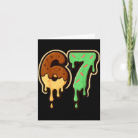Schmelzende 67 Dessert-Stil-Eis-Drip-Nummern-Kunst
