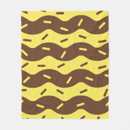 Schmelzende Bananeneis-Flanelldecke Fleecedecke