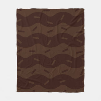 Schmelzende Dunkle Schokoladeneis-Fleece-Decke Fleecedecke