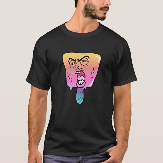 Schmelzende Eis am Stiel T-Shirt (Vorderseite)