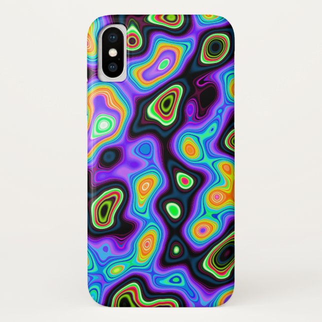 Schmelzende Farben Case-Mate iPhone Hülle (Rückseite)