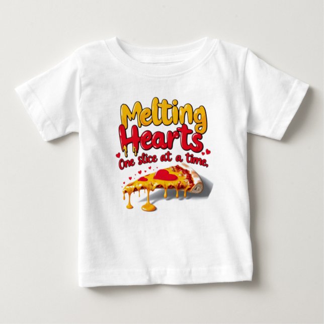 Schmelzende Herzen, eine Scheibe für einen T - Shi Baby T-shirt (Vorderseite)