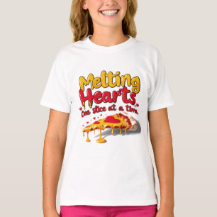 Schmelzende Herzen, eine Scheibe für einen T - Shi T-Shirt