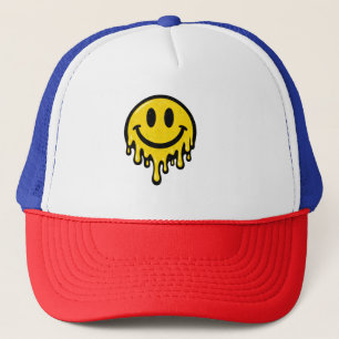 Schmelzende Smiley-Gesicht-Schaumstoff-Trucker-Müt Truckerkappe