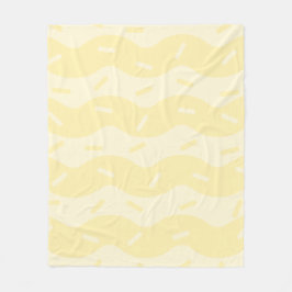 Schmelzende Vanilleeis-Fleece-Decke Fleecedecke