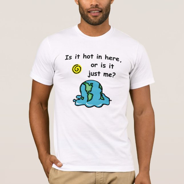 Schmelzender Planeten-T - Shirt (Vorderseite)