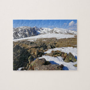 Schmelzender Schnee in den Rocky Mountains Puzzle