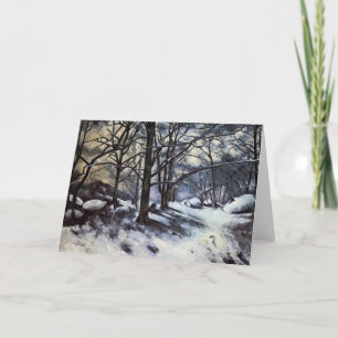 Schmelzender Schnee Pauls Cezanne-. Fontainbleau Karte