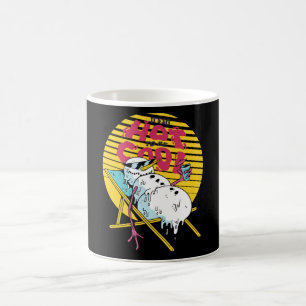 Schmelzender Schneemann So heiß, um cool zu sein Kaffeetasse